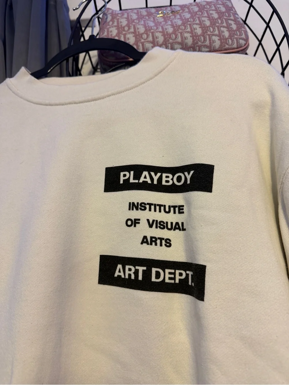 PLAYBOY Cream Crewneck Sweatshirt - Art Dept.